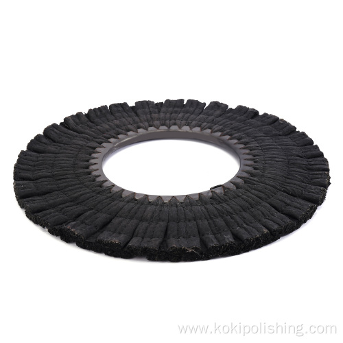 black finger sisal buffing wheel